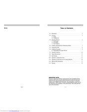 Check-line TI-25P Operating Instructions Manual