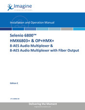 Imagine communications Selenio 6800 Installation And Operation Manual