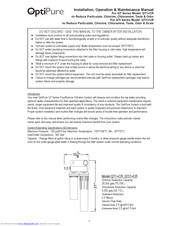 OptiPure QT1+CR Installation, Operation & Maintenance Manual
