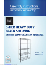 EASYHOME HDBCS16 Assembly Instructions Manual