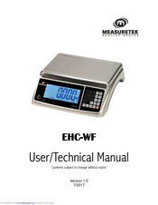 Measuretek EHC-WF-60120 User And Technical Manual