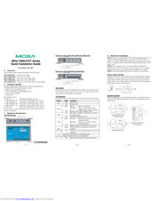 Moxa Technologies NPort 5650-8-DT-J Quick Installation Manual