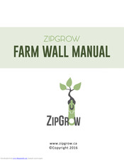 ZipGrow 8-foot Farm Wall Manual