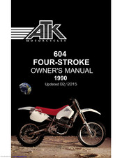 ATK Motorcycles 604 1990 Owner's Manual