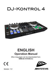 DJ SYSTEMS DJ-KONTROL 4 Operation Manuals
