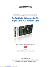 Bustec ProDAQ 3424 User Manual
