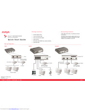 Avaya SG5X Quick Start Manual