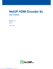 NetUP HDMI Encoder 8x User Manual