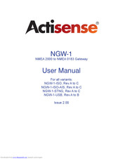 Actisense NMEA NGW-1-ISO User Manual