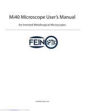 Fein Optic Mi40 User Manual