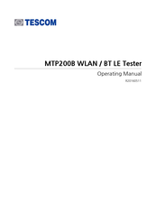 Tescom MTP200B Operating Manual