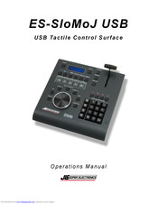 JLCooper Electronics ES-SloMoJ Operation Manual