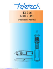 TELETECH TX 916 Operator's Manual