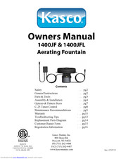 Kasco 1400JFL Owner's Manual