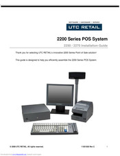 UTC RETAIL 2270 Installation Manual