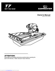 Sawmaster T7 Owner's Manual