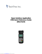 TechTrex S700 Quick Reference Manual