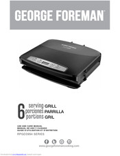 George Foreman RPGD3994 SERIES Use And Care Manual