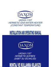 Daxom UKDAX-11ST Installation & Operation Manual
