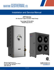 Maritime Geothermal ATF-55 Installation And Service Manual