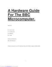 Acorn Computers Limited BBC A Hardware Manual