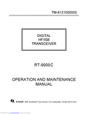 sunair RT-9000C Operation And Maintenance Manual