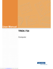 Advantech TREK-734 User Manual