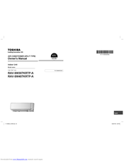 Toshiba RAV-SM307KRTP-A Owner's Manual