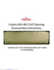 Fujitsu ASU-RLF Disassembly Instructions Manual