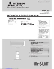 Mitsubishi Electric PKH-2GKLA Mr.Slim Technical & Service Manual