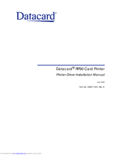 DataCard RP90 Installation Manual