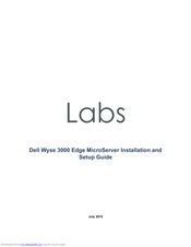 Dell Wyse 3000 Installation And Setup Manual