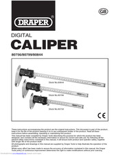 Draper 80799 User Manual