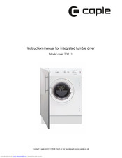 Caple TDI111 Instruction Manual