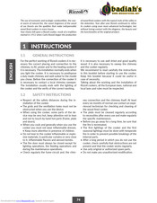 Rizzoli ML Range Instructions Manual