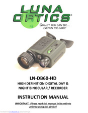 LUNA OPTICS LN-DB60-HD Instruction Manual
