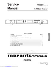 Marantz professional PMD560/U1S Service Manual