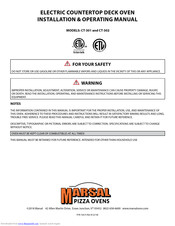 MARSAL CT-302 Installation & Operating Manual
