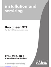 Ideal Boilers Buccaneer GTE 5 Installation And Servicing Manual