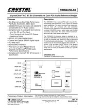 CRYSTALCLEAR CRD4630-10 Product Manual