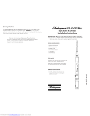 Shakespeare Electronic Phase III Style 6390-R Installation Instructions