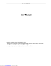 Atlanta ASF 2045 User Manual