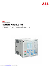 ABB REM615 ANSI 5.0 FP1 Product Manual