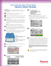 Thermo Scientific Pierce G2 Quick Start Manual