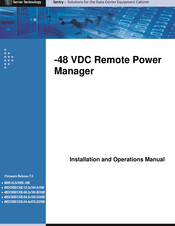 Server Technology 48DCWB-04-2x100-DONB Installation And Operation Manual