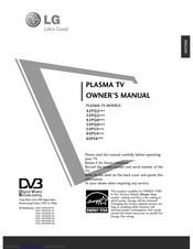 LG 60PS40FD-AA Owner's Manual