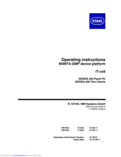 stahl OS-IT-579-2TX Operating Instructions Manual