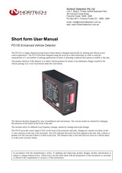 Nortech Detection Pty Ltd PD130 Short Form User Manual