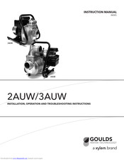 Goulds 2AUW Instruction Manual