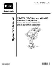 Toro VR-2650 Operator's Manual
